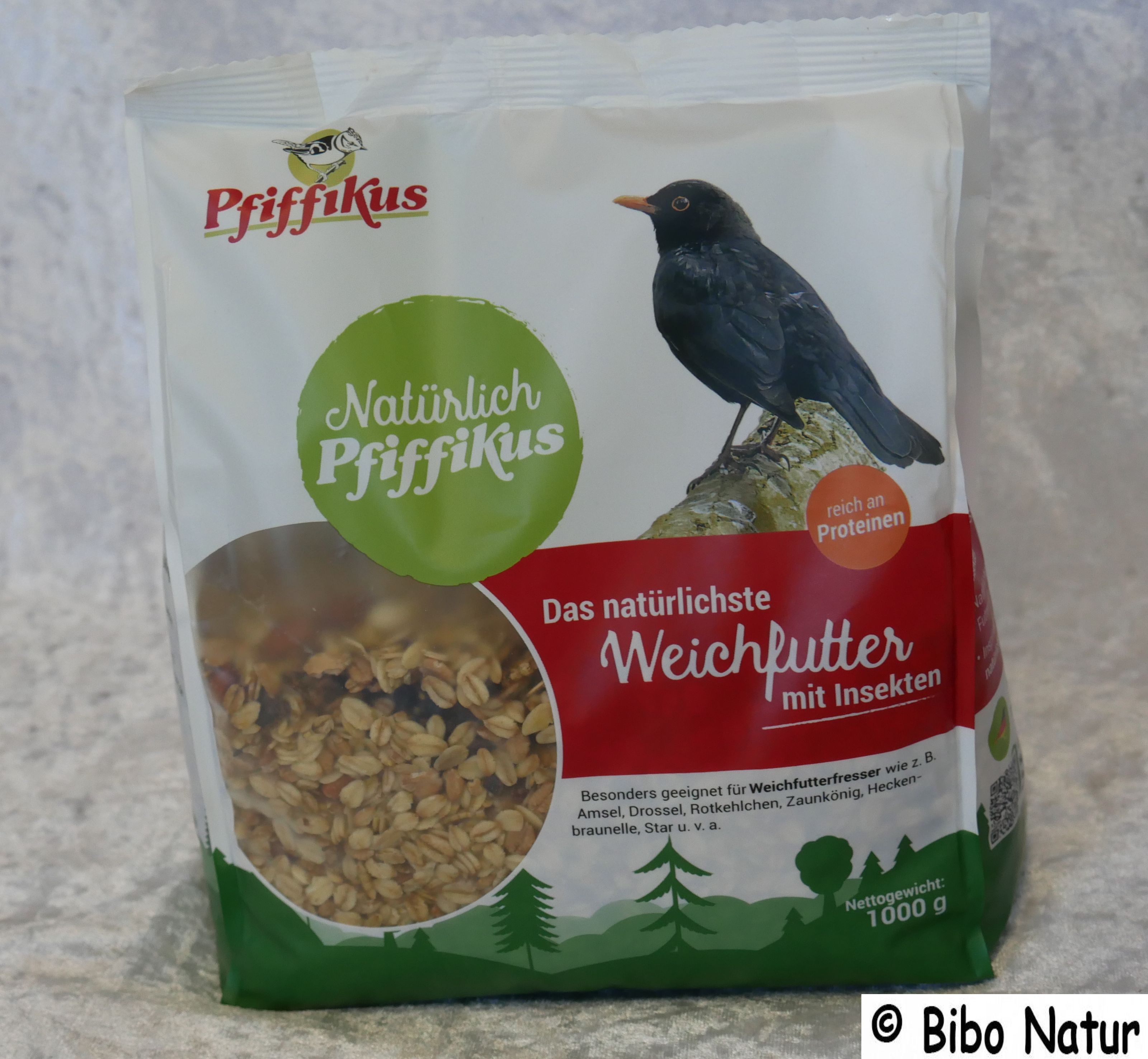 Pfiffikus Weichfutter mit Insekten