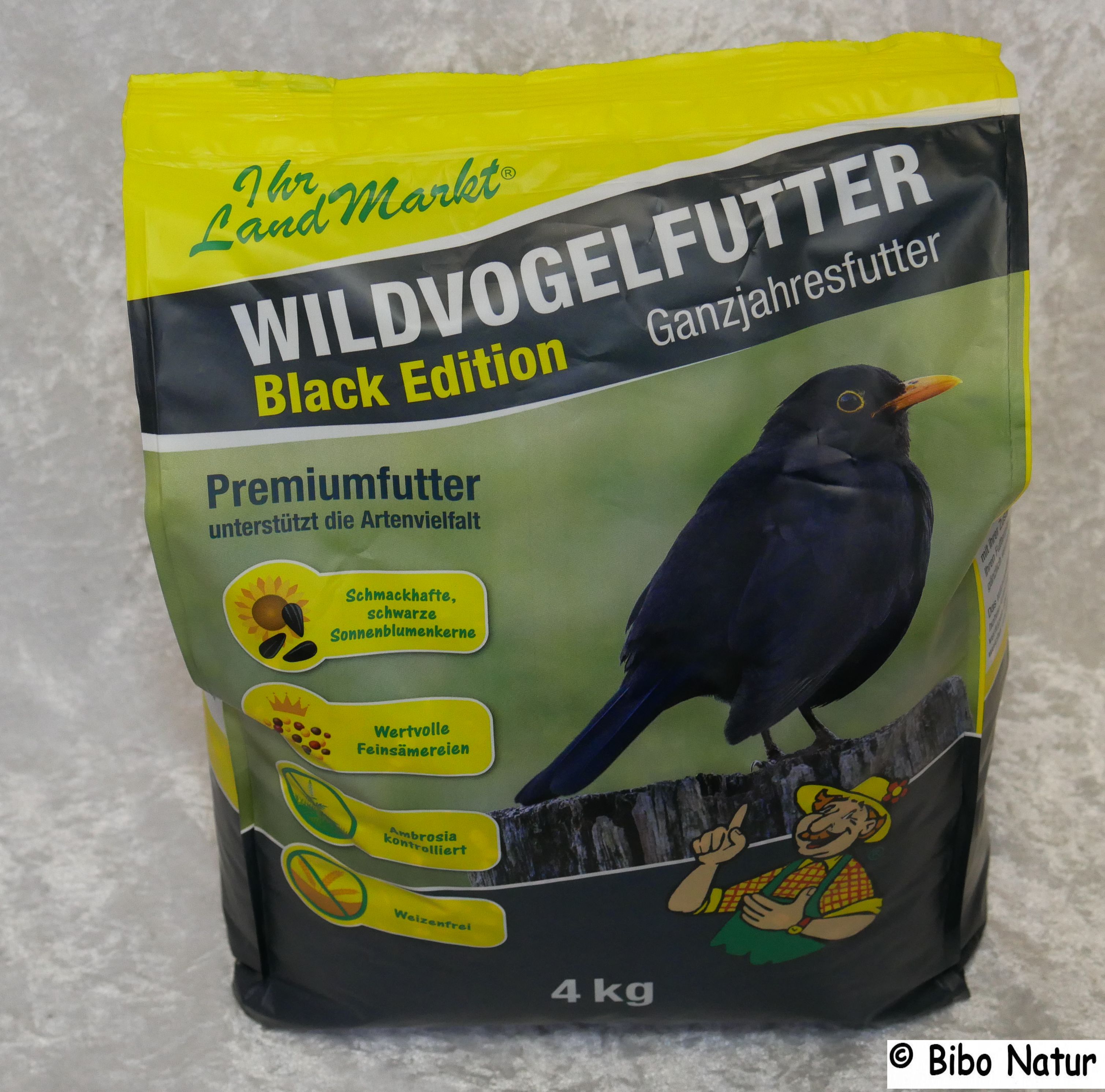 Wildvogelfutter Black Edition