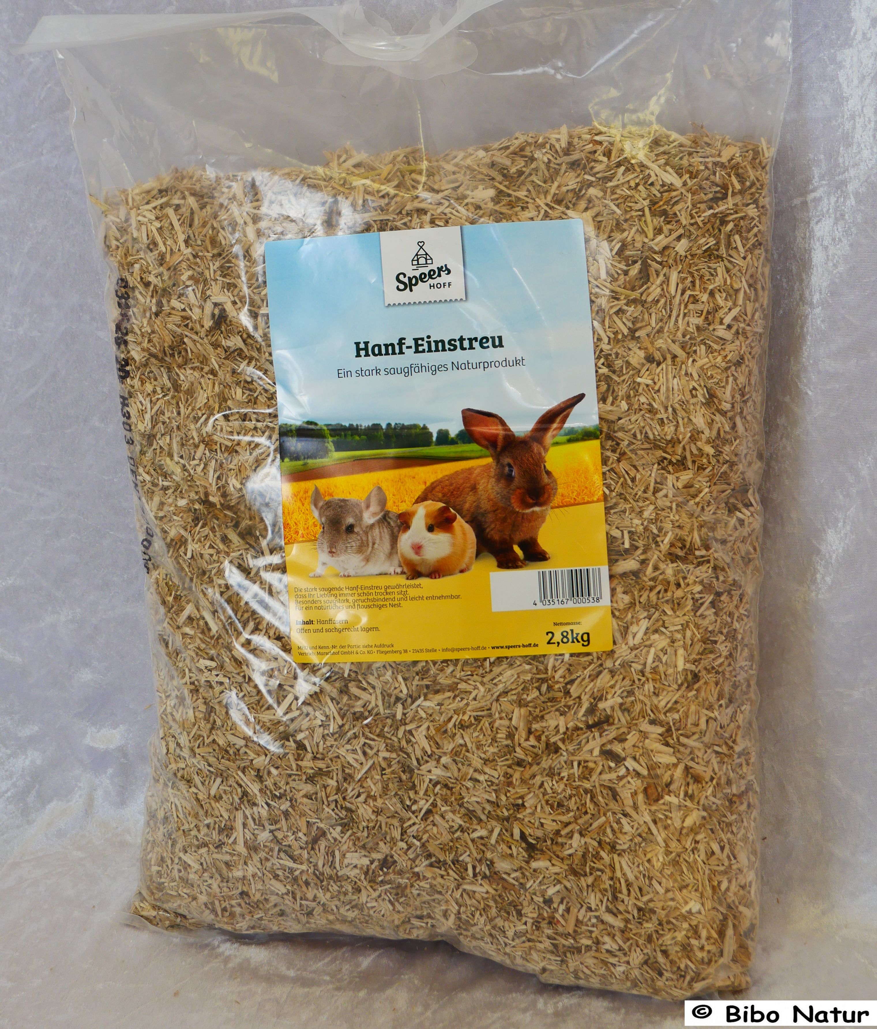 Hanf-Einstreu