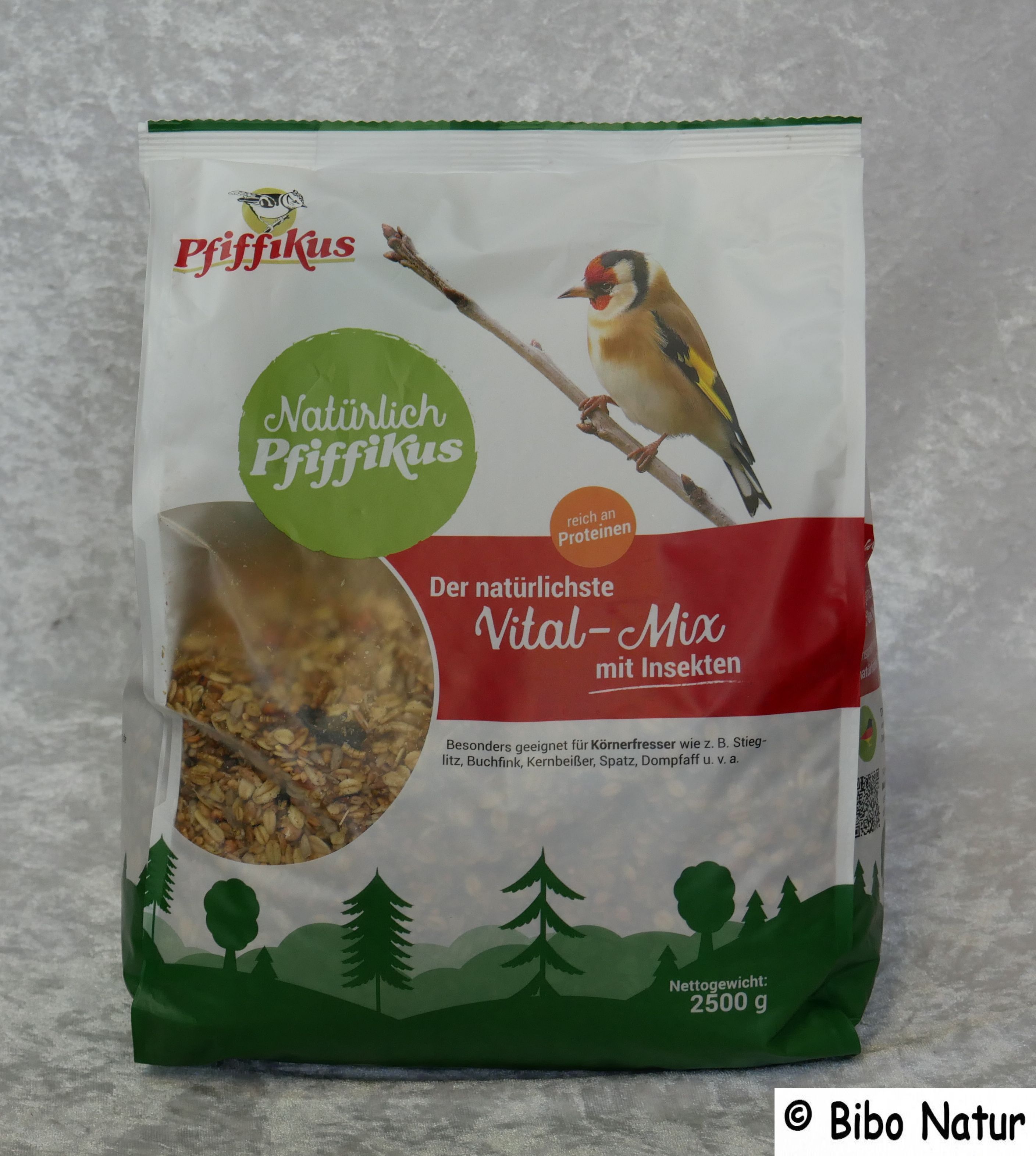 Pfiffikus Vital-Mix mit Insekten