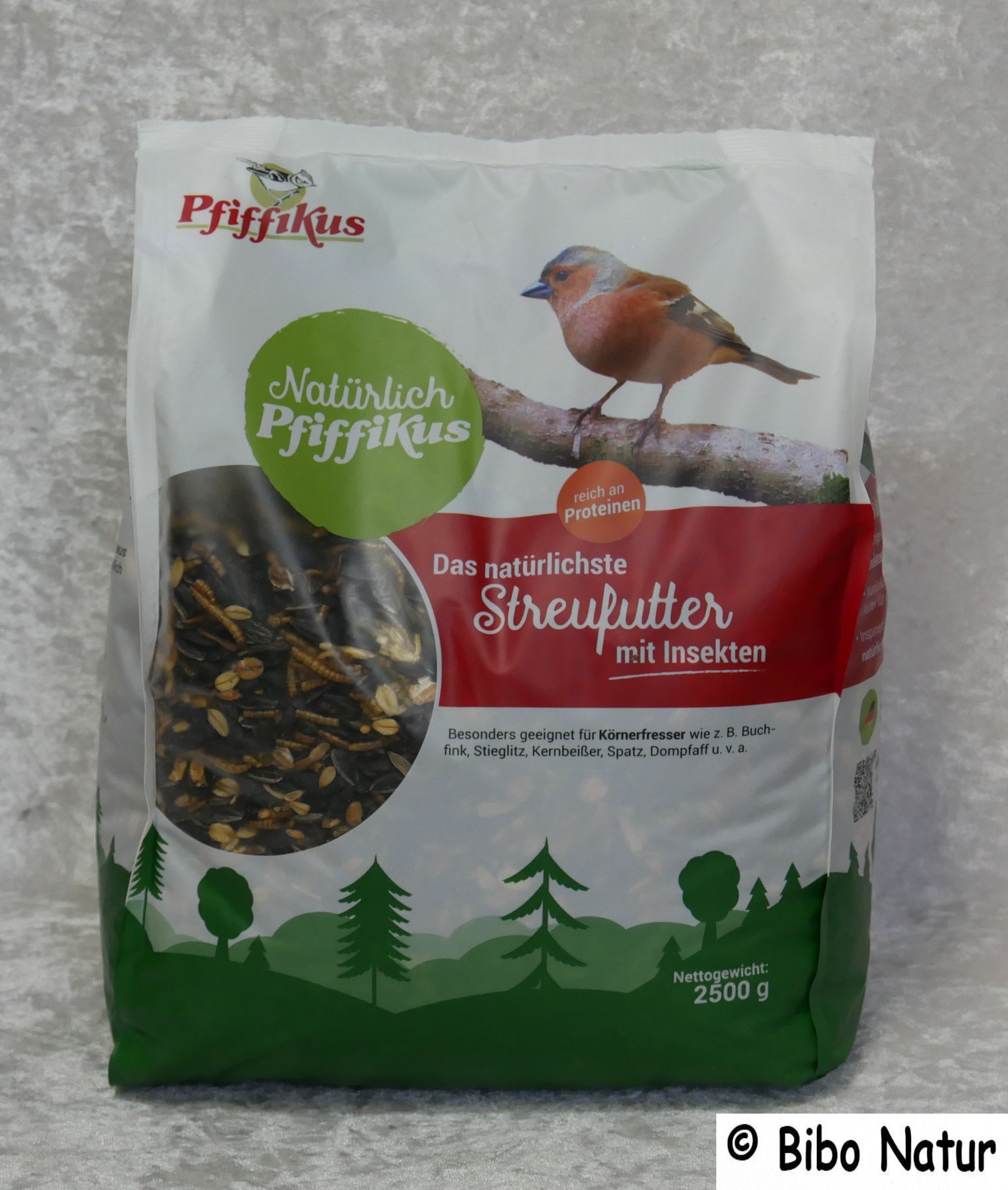 Pfiffikus Streufutter mit Insekten